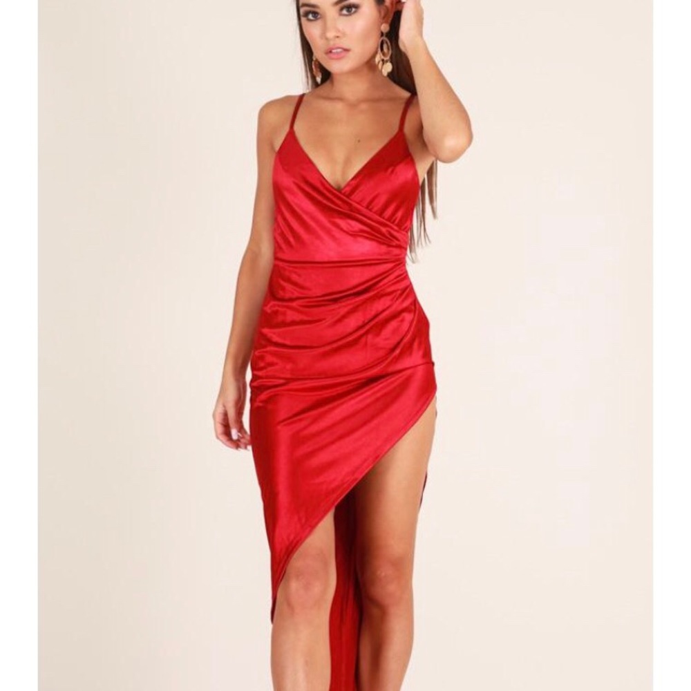 Brand new red long dress